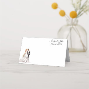 Wedding Folded Name Place Card