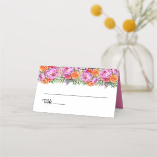 Wedding Folded Name Place Card