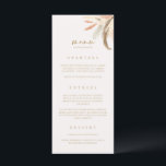 Wedding Food Menu Card Dinner Lunch Brunch C100<br><div class="desc">Our tall menu card is perfect to let your guests know which meal options are available at your wedding or event. This item is part of our Crystal wedding collection C100,  please visit our store to view the collection of coordinating items.</div>