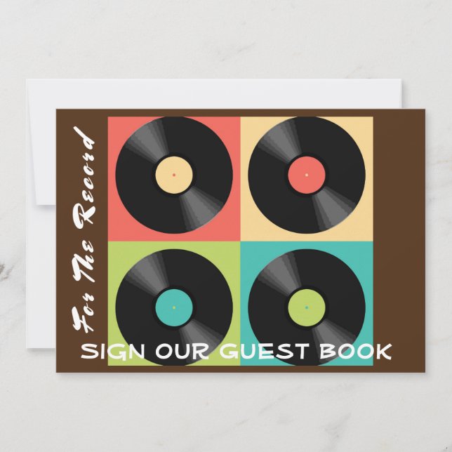 Wedding For the record Invitation (Front)