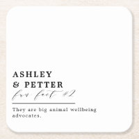 Wedding Fun Facts About the Couple Classic Script