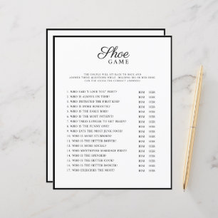 Wedding Games modern style.