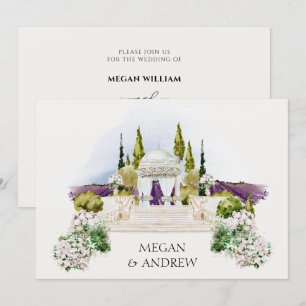 Wedding garden decoration Invitation