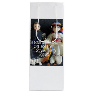 Wedding Gift Favour Bag Romanian National Costume