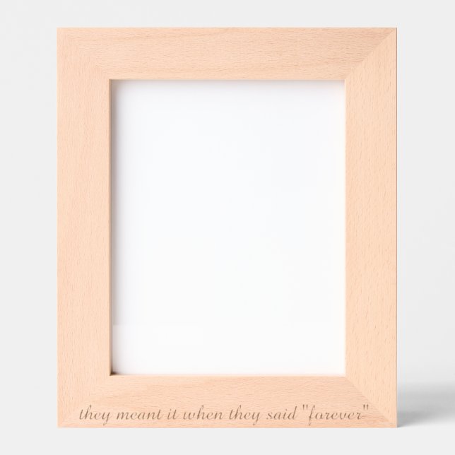 Wedding Gift for Couple Etched Frames (Front)