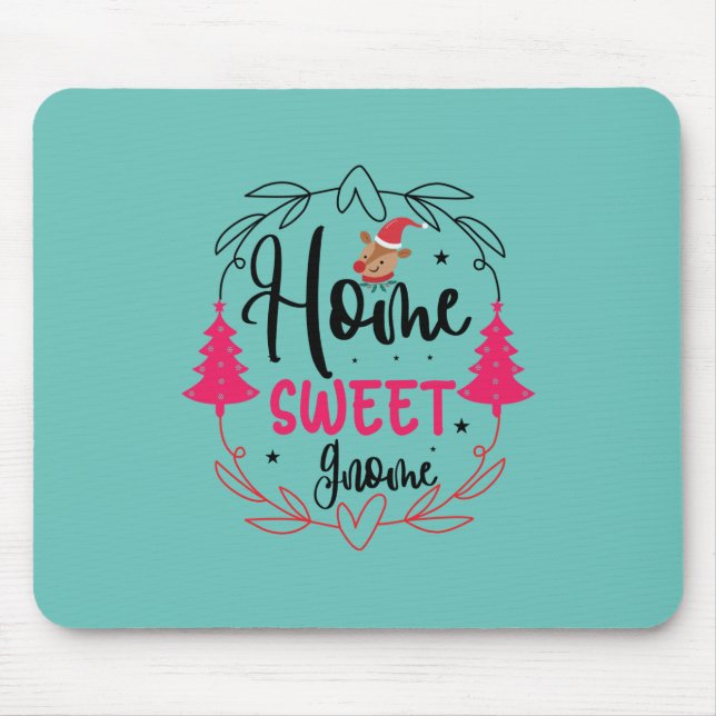 Wedding Gift Home Sweet Gnome Mouse Pad (Front)