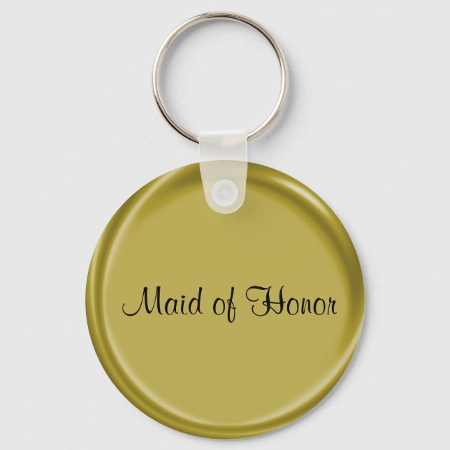 Wedding Gift Maid of Honour Keychain (Front)