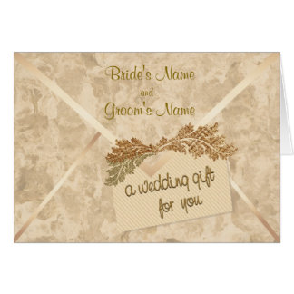 Wedding Gift Money Enclosure Card