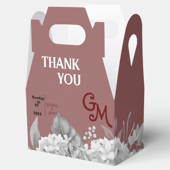 Wedding   gift tags favour box (Opened)