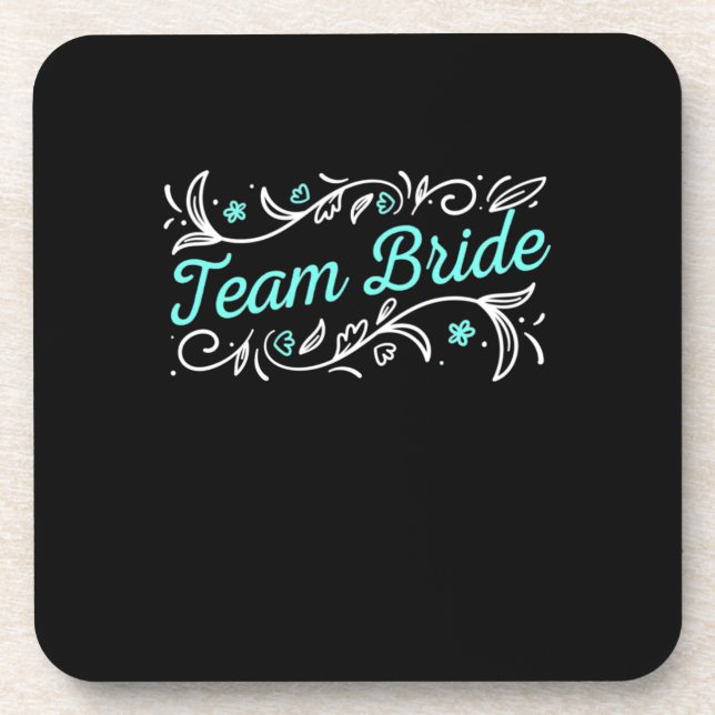 Wedding Gift | Team Bride Coaster (Front)