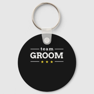 Wedding Gift Team Groom Key Ring
