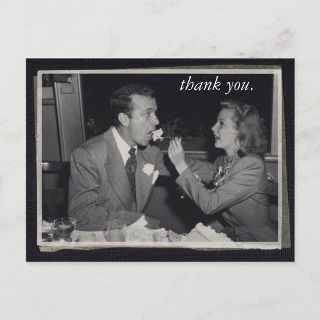 Wedding Gift Thank You Card Customisable Photo (Front)