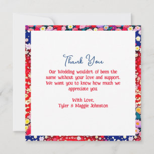 Wedding Gift Thank You Notes Invitation