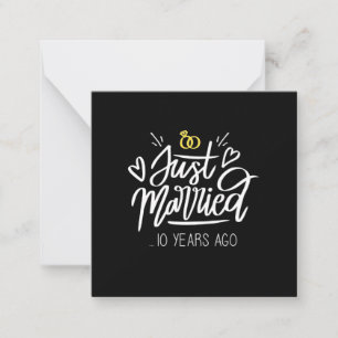 Wedding Gifts 10th Wedding Anniversary Card
