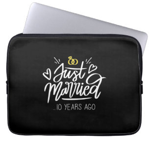 Wedding Gifts 10th Wedding Anniversary Laptop Sleeve