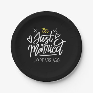 Wedding Gifts 10th Wedding Anniversary Paper Plate