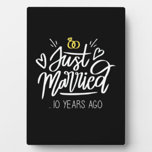 Wedding Gifts 10th Wedding Anniversary Plaque