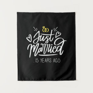 Wedding Gifts 15th Wedding Anniversary Tapestry
