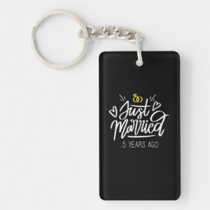 Wedding Gifts   5th Wedding Anniversary Key Ring