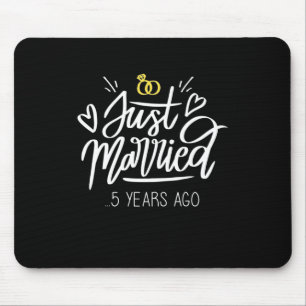 Wedding Gifts 5th Wedding Anniversary Mouse Pad