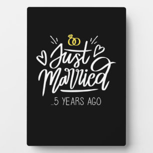 Wedding Gifts 5th Wedding Anniversary Plaque