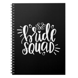 Wedding Gifts Bride Squad Notebook