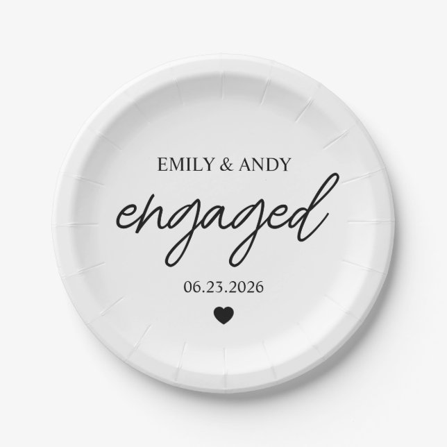 Wedding Gifts for Couple, Custom Ring Dish, Person Paper Plate (Front)