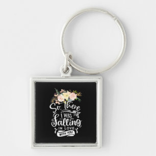 Wedding Gifts I Was Falling In Love With You Key Ring