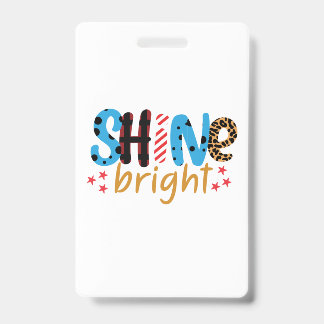 Wedding Gifts | Shine Bright ID Badge