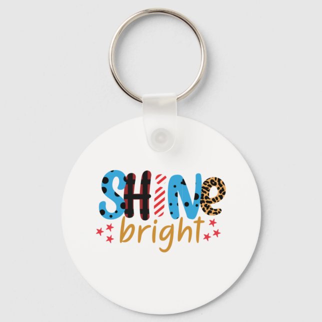 Wedding Gifts | Shine Bright Key Ring (Front)