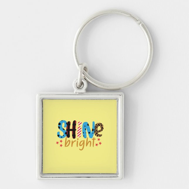 Wedding Gifts | Shine Bright Key Ring (Front)