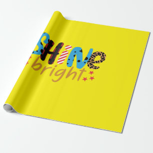 Wedding Gifts Shine Bright Wrapping Paper