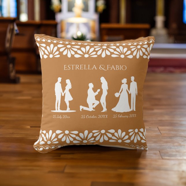 Wedding gifts talavera personalised kneeling cushion (Creator Uploaded)
