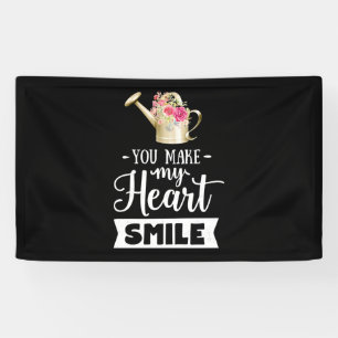 Wedding Gifts You Make My Heart Smile Banner