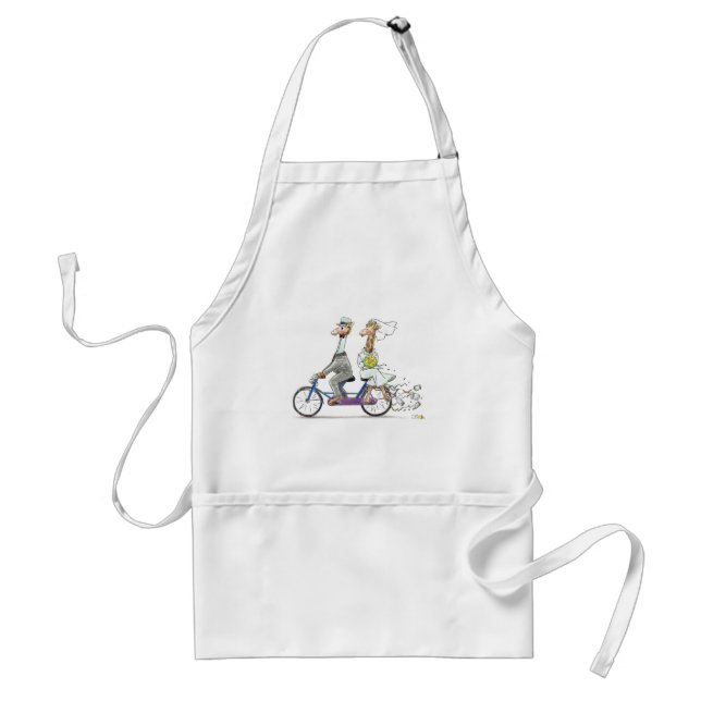 Wedding giraffes standard apron (Front)