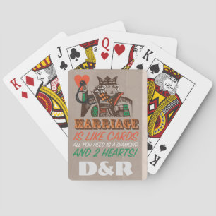 Wedding Giveaway Playing Cards
