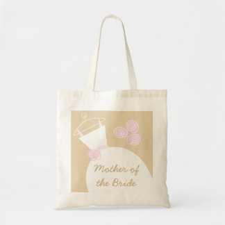 Wedding Gown Pink Beige 'Mother of the Bride' Tote Bag