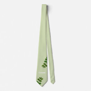 Wedding Green Chic Groom Tie