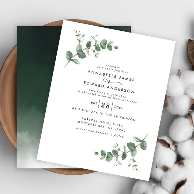 Wedding greenery Eucalyptus botanical watercolor (Creator Uploaded)