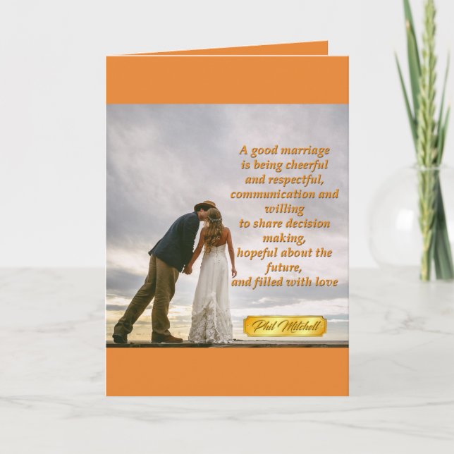 Wedding Greeting Card (Front)