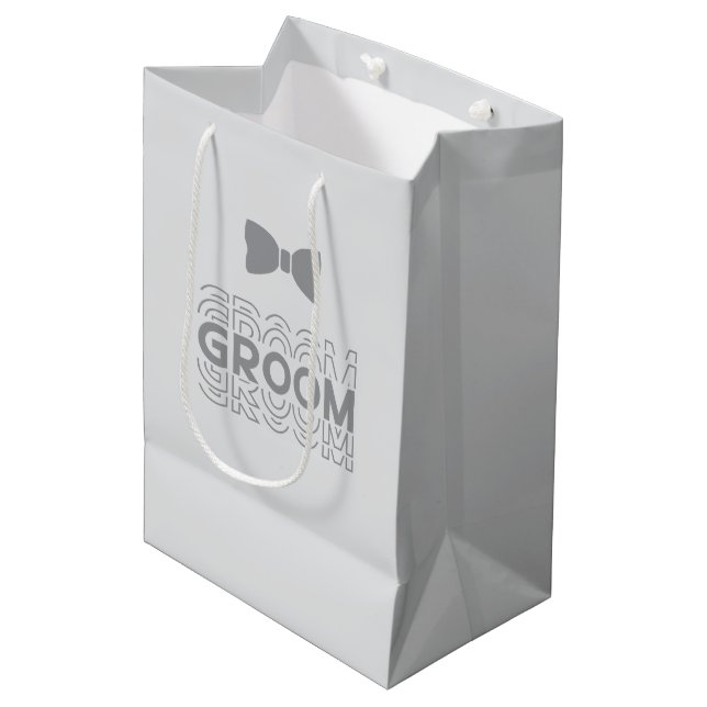 Wedding Groom Gift Bag (Front Angled)