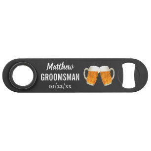 Wedding Groomsman Bachelor Party Favour Beer