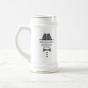 Wedding Groomsman Beer Stein