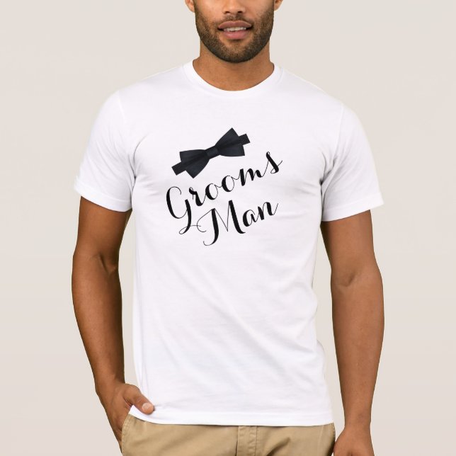 Wedding Groomsman T-Shirt (Front)