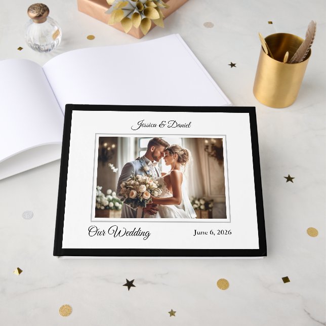 Wedding     guest book (Front Open)