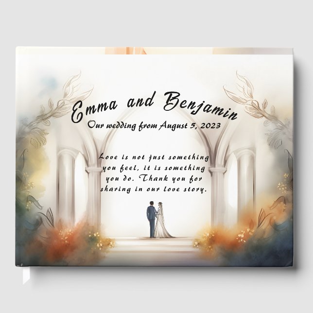 Wedding Guest Book (Front)