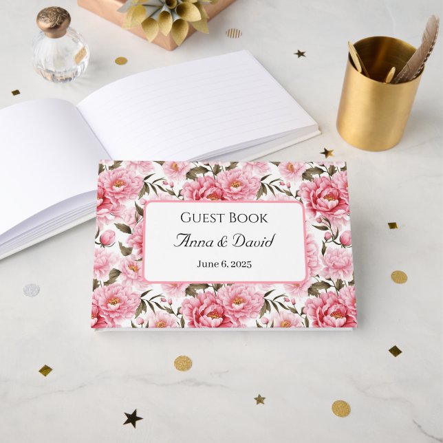 Wedding Guest Book (Front Open)