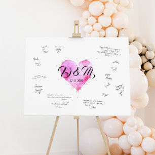 Wedding Guest Book Alternative, Signature Sign