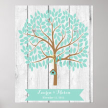 Wedding Guest Book Alternative Tree, 155 leaves