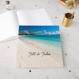 Wedding Guest Book Beach Custom Keepsake